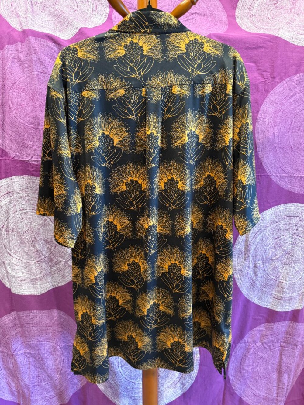 MANAOLA Men's Short Sleeve Button Down XXL Shirt - Picture 2 of 4